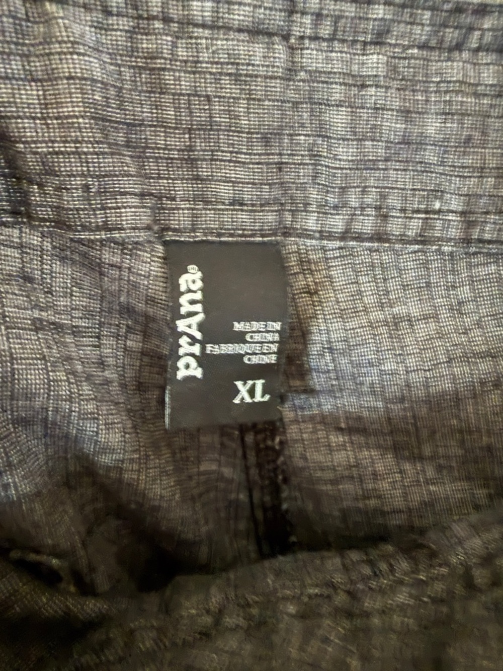 Prana Men's Drawstring Joggers - Dark Gray - Picture 3 of 4